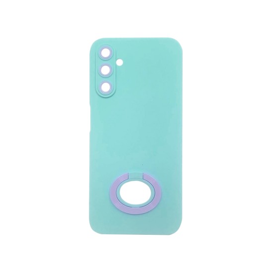 Silicone Case with Support Ring for Samsung Galaxy A14 4g/5g Green